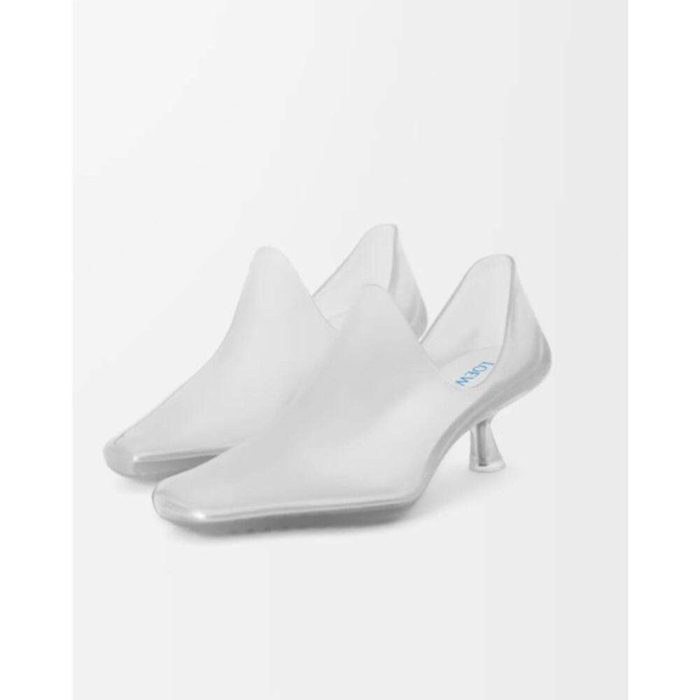 Loewe Emily Aqua Bootie in Transparent PVC Womens 39 / US 9